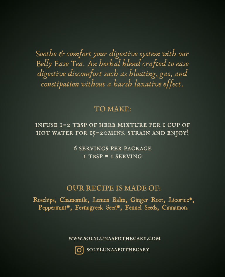 Sample Size: Belly Ease Tea