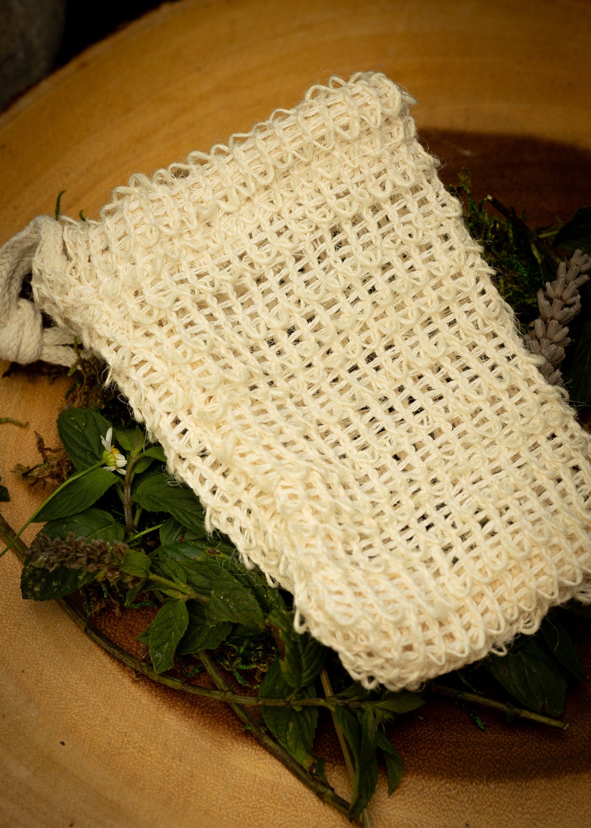 Natural Fiber Soap Saver Bag